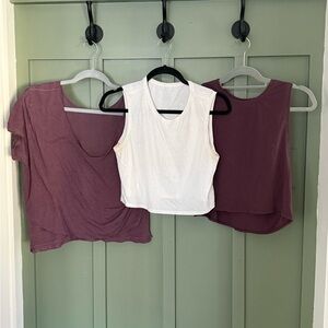 Lot of Lululemon workout tops